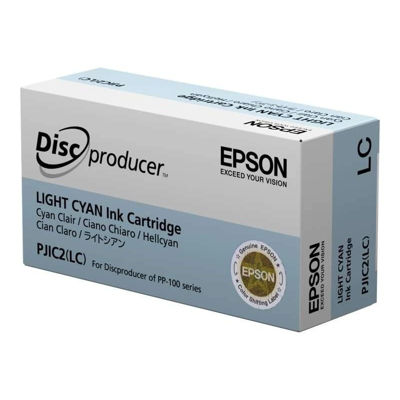 Epson PJIC2/PJIC7 Cyan Light Ink Cartridge Original - C13S020689/C13S020448