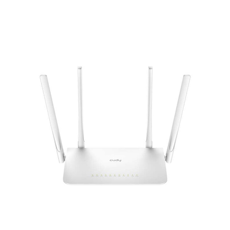 Cudy WR1300 Smart Router WiFi AC1200 Dual Band - 1x WAN Port 1000/100/10 Mbps and 4x LAN Ports 1000/100/10 Mbps - 4 External