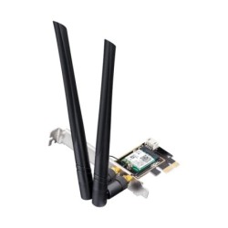 Cudy WE3000 Carte Réseau PCIe AX5400 WiFi 6 Tri-Bande - Bluetooth 5.2 - 2 Antennes Externes