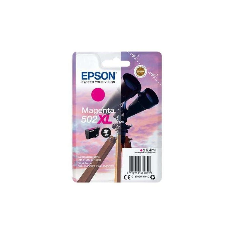 Epson 502XL Magenta Cartouche d'encre Original - C13T02W34010