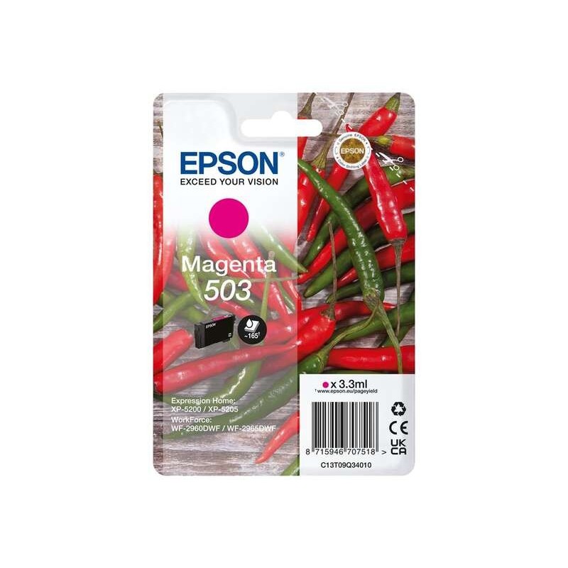 Epson 503 Tinteiro Magenta Original - C13T09Q34010