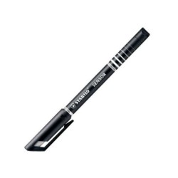 Stabilo Sensor Marcador de Ponta Fina Amortecida - Traço de 0,3mm - Cor Preta