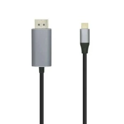 Aisens USB-C to DisplayPort Cable 4K@60Hz, 0.8 m, Black