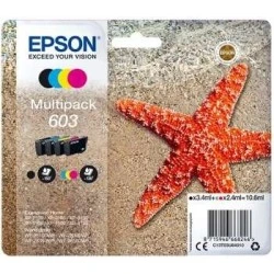 Epson 603 Pack de 4 Cartuchos de Tinta Originais - C13T03U64010