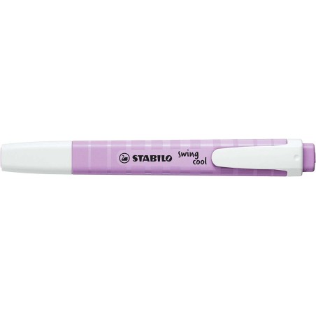 Stabilo Swing Cool Pastel Marcador Fluorescente - Cuerpo Plano - Punta Biselada - Trazo entre 1 y 4mm - Tinta con Base de Agua