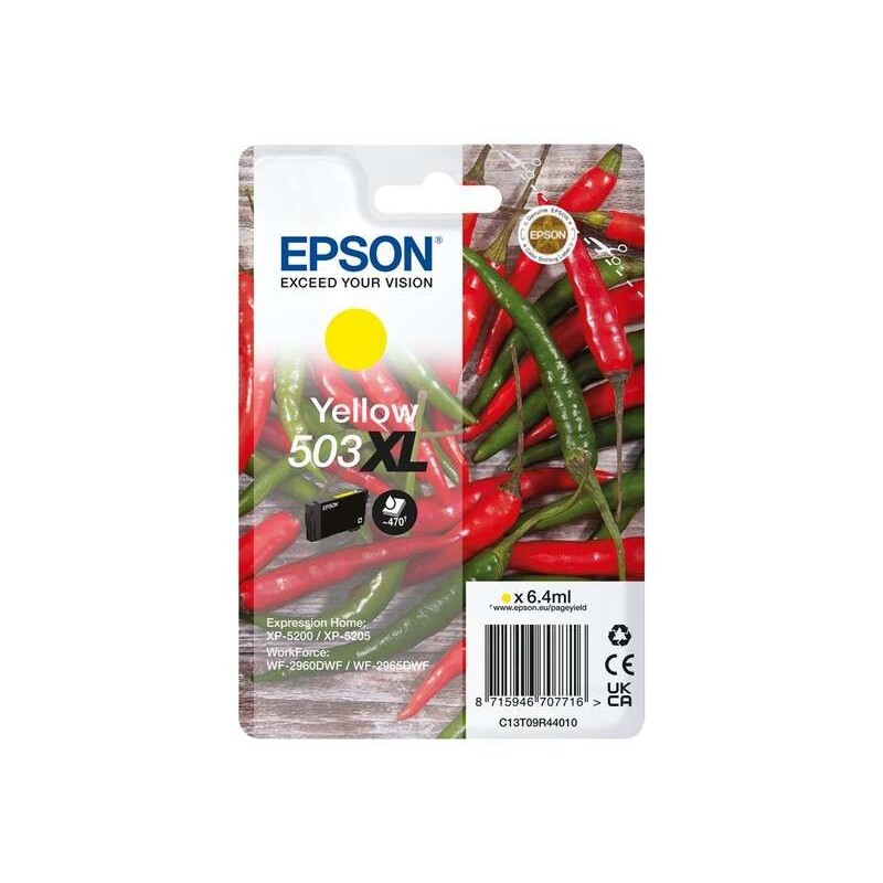 Epson 503XL Jaune Cartouche d'encre Original - C13T09R44010