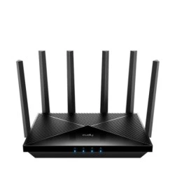 Cudy WiFi 7 Tri-Band Mesh Router BE11000 2.5G - Speed up to 2500Mbps - 4 Ports - 6 Fixed 5dBi Antennas
