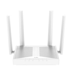 Cudy Routeur WiFi 6 Mesh Gigabit Dual Band AX3000 - Vitesse jusqu'à 1000Mbps - 5 Ports - 4 Antennes Fixes de 5dBi - Technologie