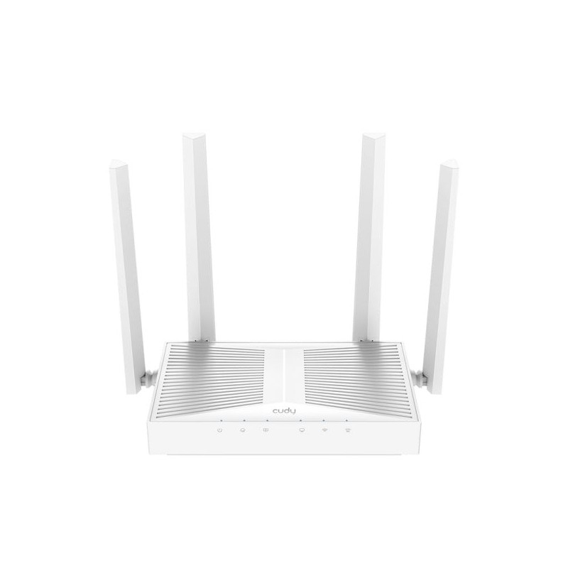 Cudy Router WiFi 6 Mesh Gigabit Dual Band AX3000 - Speed up to 1000Mbps - 5 Ports - 4 Fixed 5dBi Antennas - MU-MIMO Technology