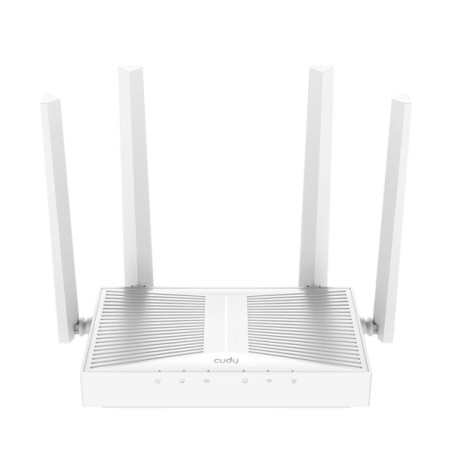 Cudy Routeur WiFi 6 Mesh Gigabit Dual Band AX3000 - Vitesse jusqu'à 1000Mbps - 5 Ports - 4 Antennes Fixes de 5dBi - Technologie