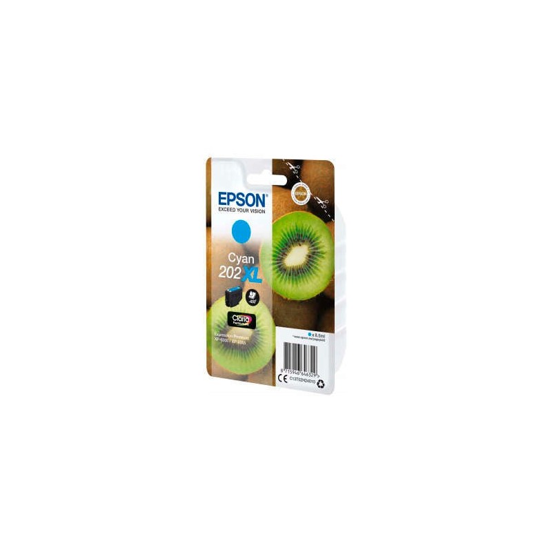 Epson 202XL Cyan Cartouche d'encre Original - C13T02H24010