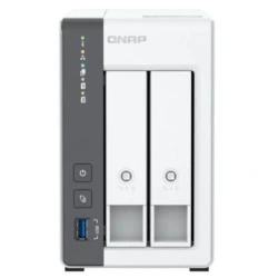 QNAP TS-216G NAS Tour Processeur ARM Cortex-A55 - Mémoire 4GB - 2 Baies 2.5", 3.5" - USB, RJ-45 2.5GB - Ventilateur 70mm