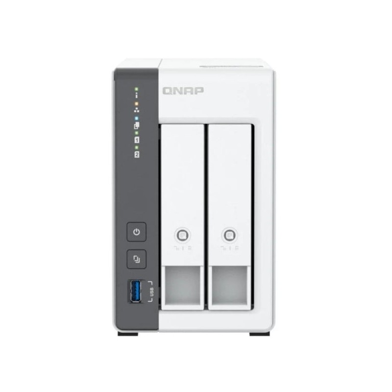 QNAP TS-216G NAS Torre Procesador ARM Cortex-A55 - Memoria 4GB - 2 Bahias 2.5", 3.5" - USB, RJ-45 2.5GB - Ventilador 70mm