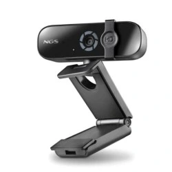 NGS XpressCam 2000 Webcam FullHD 2K USB 2.0 - Microfono Multidireccional - Filtro de Privacidad - Amplio Campo de Vision