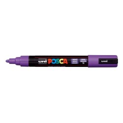 Posca PC-5M Marcador de Pintura - Ponta de Bala 1.8-2.5mm - Tinta à Base de Água - Resistente à Luz - Não Permanente - Cor