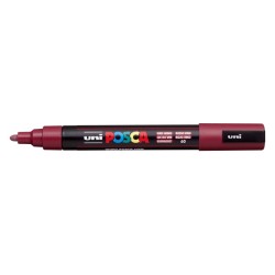 Posca PC-5M Marcador de Pintura - Ponta de Poliéster 1,8-2,5mm - Tinta Base de Água - Resistente à Luz - Não Permanente - Cor