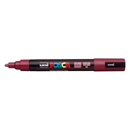 Posca PC-5M Marcador de Pintura - Ponta de Poliéster 1,8-2,5mm - Tinta Base de Água - Resistente à Luz - Não Permanente - Cor