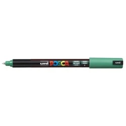 Posca PC-1MR Marcador de Pintura - Ponta Roller de Fibra 0,7mm - Linha Extrafina - Tinta Pigmentada à Base de Água - Resistente