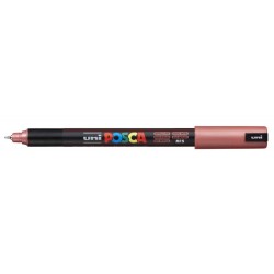 Posca PC-1MR Marcador de Pintura - Ponta Roller de Fibra 0,7mm - Tinta Pigmentada à Base de Água - Resistente à Luz - Cor