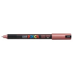 Posca PC-1MR Marcador de Pintura - Punta Roller de Fibra 0.7mm - Tinta Pigmentada Base al Agua - Resistente a la Luz - Color