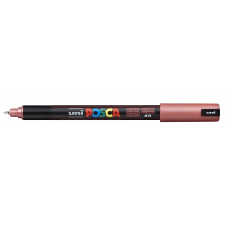 Posca PC-1MR Marcador de Pintura - Punta Roller de Fibra 0.7mm - Tinta Pigmentada Base al Agua - Resistente a la Luz - Color