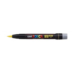 Posca PCF-350 Marcador de Pintura - Ponta Acrílica Estilo Pincel - Tinta à Base de Água - Não Permanente - Resistente à Luz