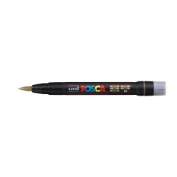 Posca PCF-350 Marcador de Pintura à Base de Água - Ponta Acrílica Estilo Pincel - Resistente à Luz - Não Permanente - Ideal