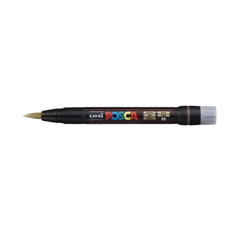 Posca PCF-350 Marcador de Pintura Base al Agua - Punta Acrilica Estilo Pincel - Resistente a la Luz - No Permanente - Ideal