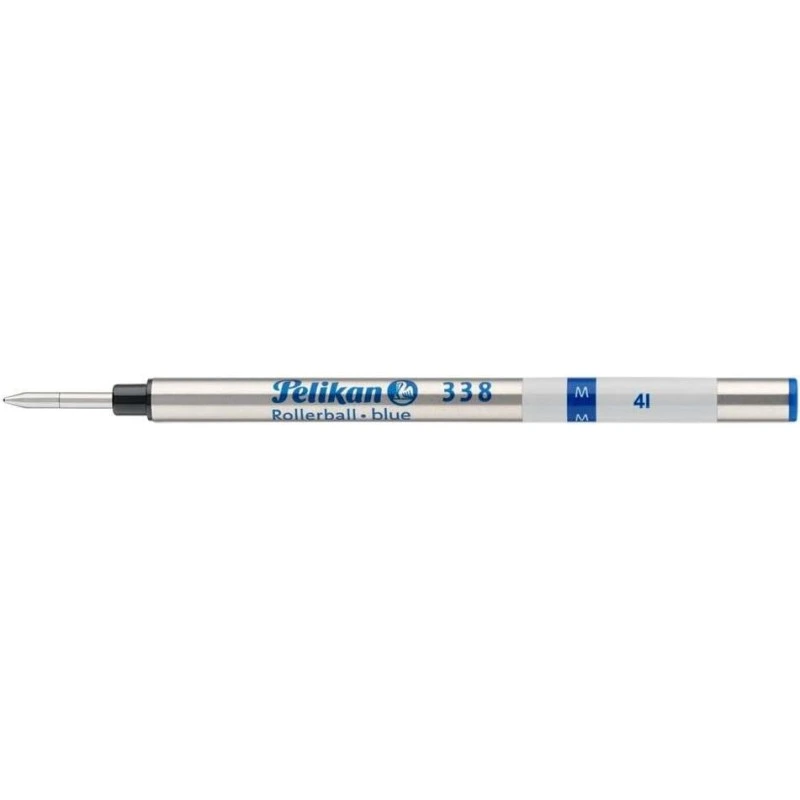 Pelikan Recharge Roller 338 M - Universelle - pour Stylo à Bille 338 - Facile à Changer - Couleur Bleu