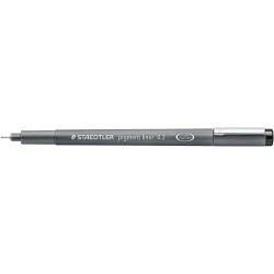 Staedtler Pigment Liner 308 Feutre Calibré - Trait 0.2mm - Séchage Rapide - Couleur Noir