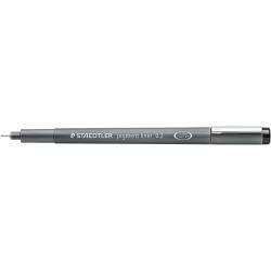 Staedtler Pigment Liner 308 Fineliner - 0.2mm Line Width - Quick Drying - Black