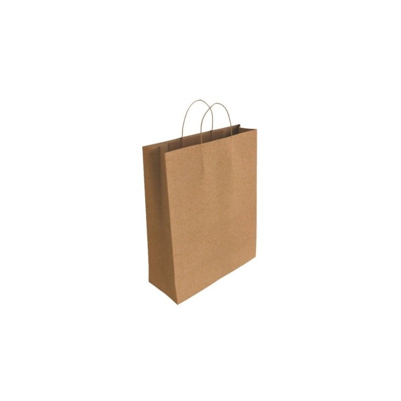 Bismark Sac en Papier Kraft - Dimensions 40x14x32cm - Couleur Marron