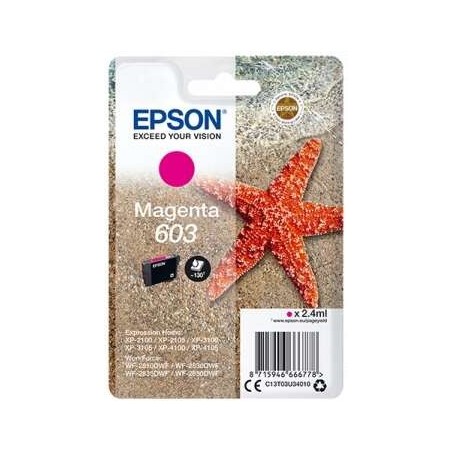 Epson 603 Magenta Cartouche d'encre Original - C13T03U34010