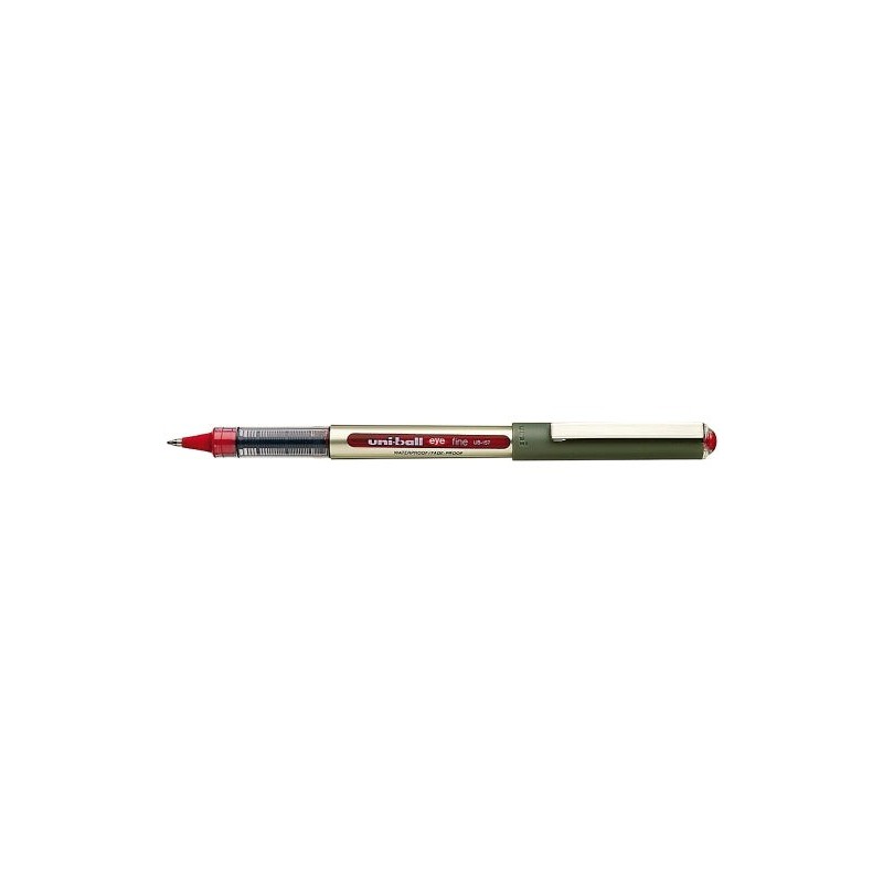 Uni-ball Eye Fine UB-157E Esferográfica de Tinta Líquida - Ponta de Esfera 0,7mm - Tinta Resistente à Água e à Luz - Sistema de