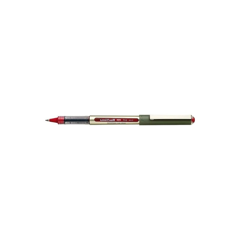 Uni-ball Eye Fine UB-157E Liquid Ink Pen - Ball Tip 0.7mm - Water and Light Resistant Ink - Ink Control System - Red