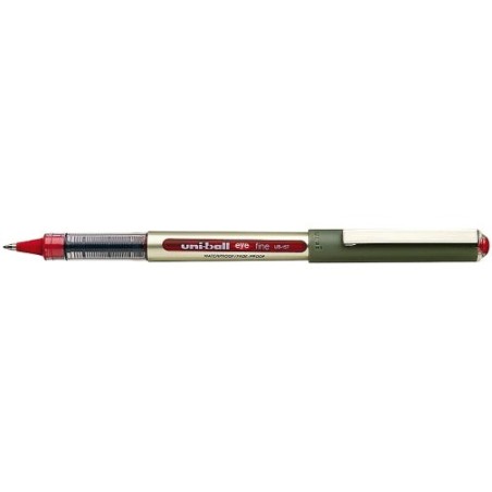Uni-ball Eye Fine UB-157E Liquid Ink Pen - Ball Tip 0.7mm - Water and Light Resistant Ink - Ink Control System - Red