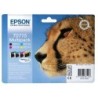 Epson T0715 Pack of 4 Original Ink Cartridges - C13T07154012