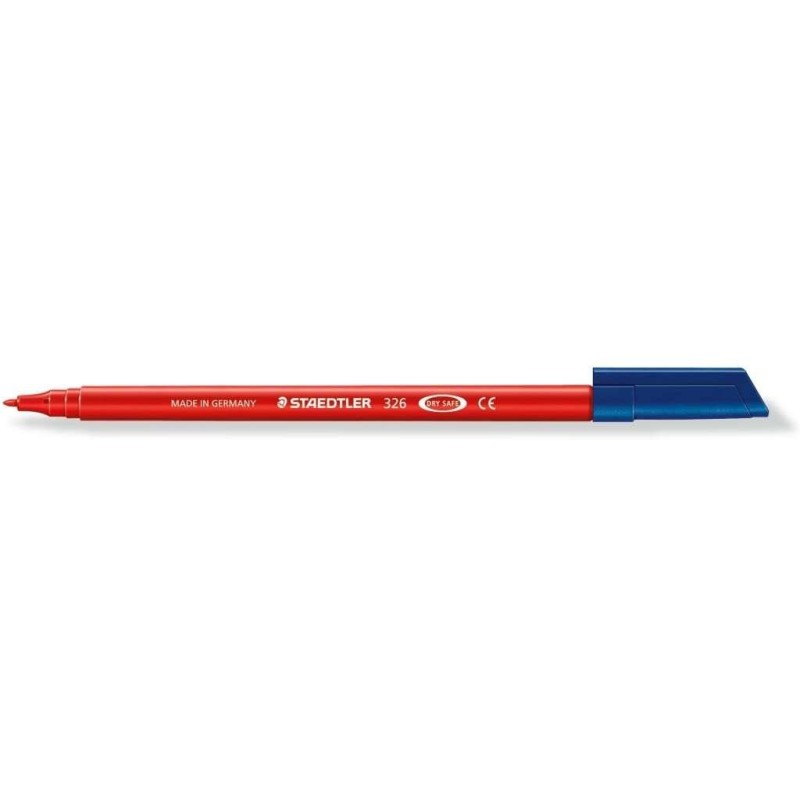 Staedtler Noris 326 Marqueur à Pointe Fine - Tracé 1mm Environ - Encre à Base d'Eau - Couleur Rouge