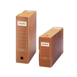 Dohe Permanent Archive Box Corrugated Polypropylene 100mm Spine - Folio Size - Usable Horizontally and Vertically - Easy