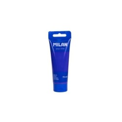 Milan Tube de Peinture Acrylique 75ml - Pigments de Haute Qualité - Mélangeable - Couleur Bleu Marine