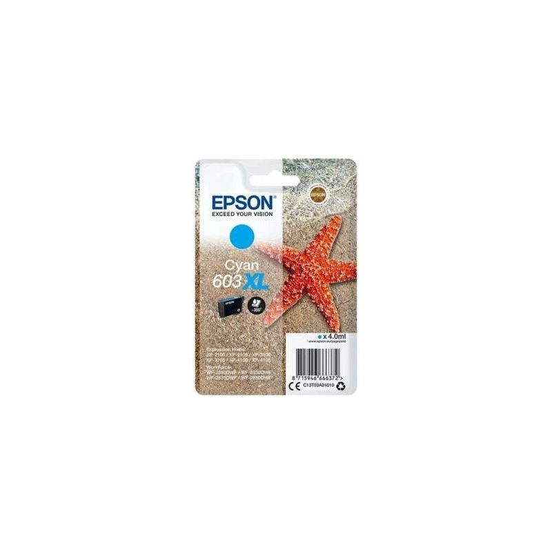 Epson 603XL Cyan Cartouche d'encre Original - C13T03A24010