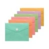 Bismark Envelope Porta-documentos A6 - Fecho de Mola - Fabricado em Polipropileno - Cores Pastel Sortidas