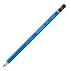 Staedtler Mars Lumograph 100 Crayon Graphite Hexagonal - Mine 3B Ultra-Résistante de 2.5mm - Bois Issu de Forêts Durables
