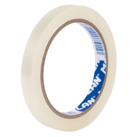Milan Fita Adesiva Transparente - Medidas 12mm x 66m - Cor Transparente Brilhante
