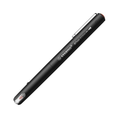 Stabilo Dr!ver Rotulador de Punta Media 0.8mm - Tinta a Prueba de Manchas, Inodora y con Base al Agua - Fabricado con 94% de
