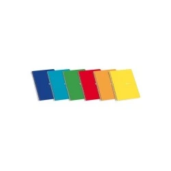 Enri 4º Tapa Dura Cuaderno Espiral 4x4 con Margen - 80 Hojas - Tapa Dura Resistente - Cuadriculado 4x4 con Margen - Espiral de