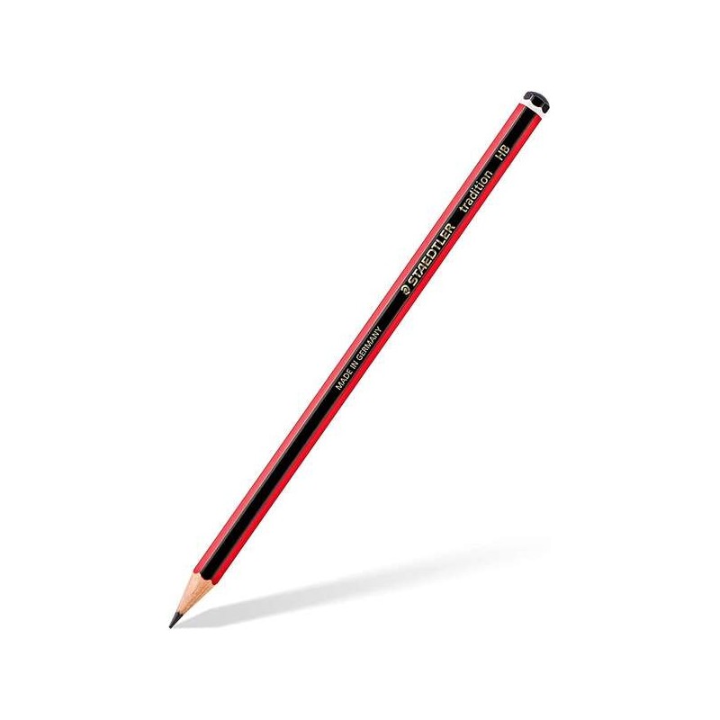 Staedtler Tradition 110 Lapiz de Grafito Hexagonal - Mina HB - Resistencia a la Rotura - Madera Bosques Sostenible