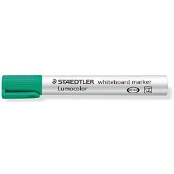 Staedtler Lumocolor 351 Marqueur pour Tableau Blanc - Pointe Biseautée 2 - 5mm Environ - Séchage Rapide - Couleur Vert