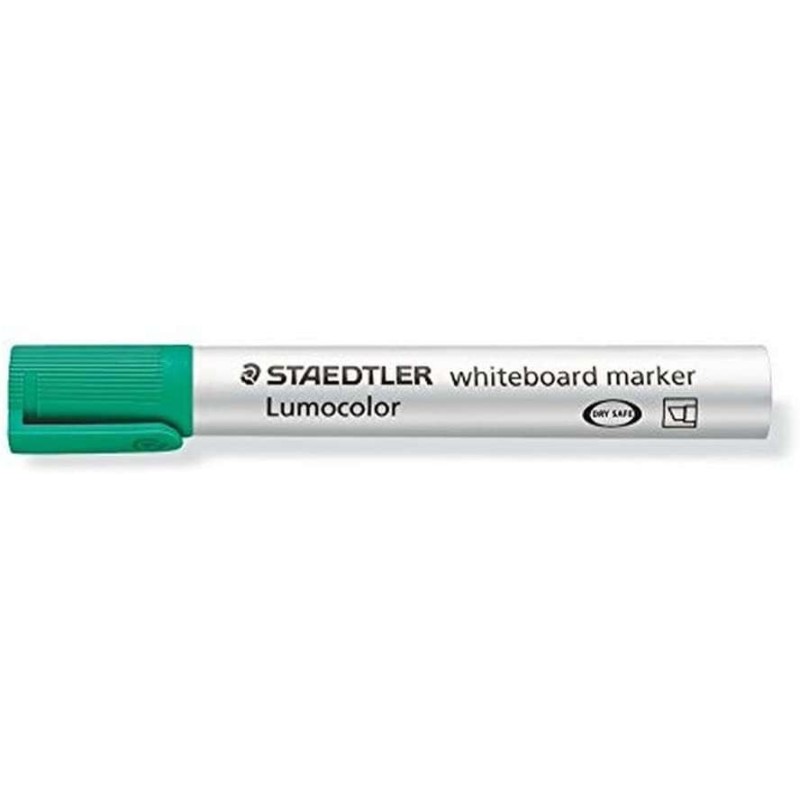 Staedtler Lumocolor 351 Whiteboard Marker - Chisel Tip Approx. 2 - 5mm - Fast Drying - Green