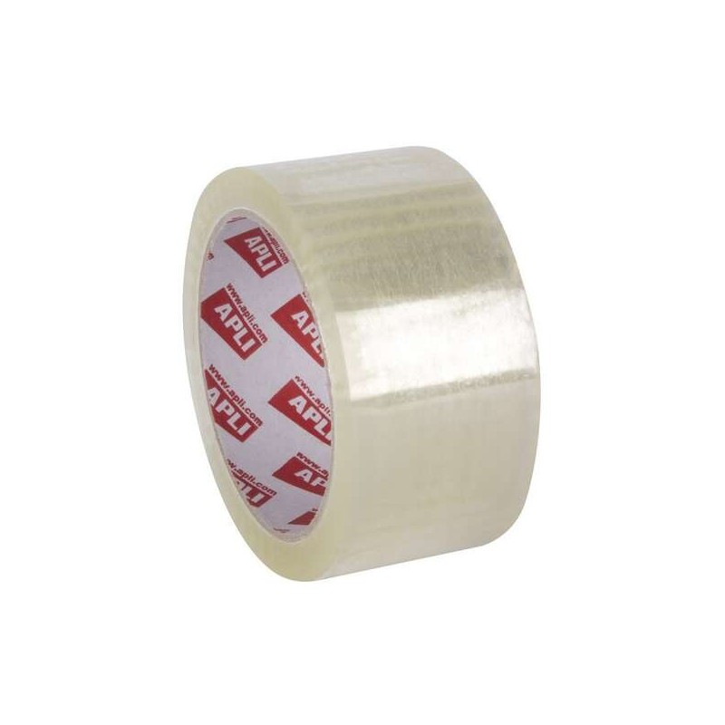 Apli Basic Packing Tape 48mmx66m 25 Micron Polypropylene - Acrylic Adhesive - Transparent